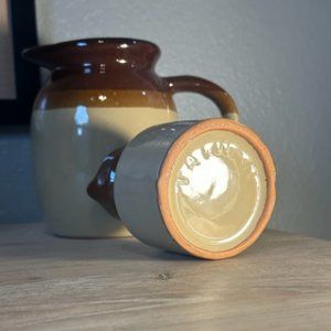 Stoneware Pottery Milk Jug